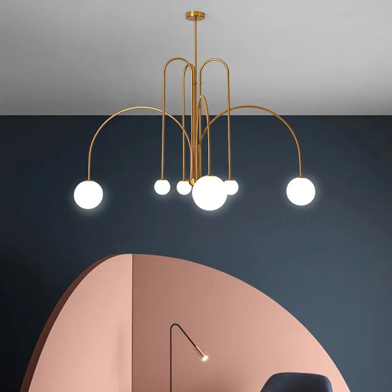 Nordic Minimalist Pendant Light Living Room Restaurant Lamp