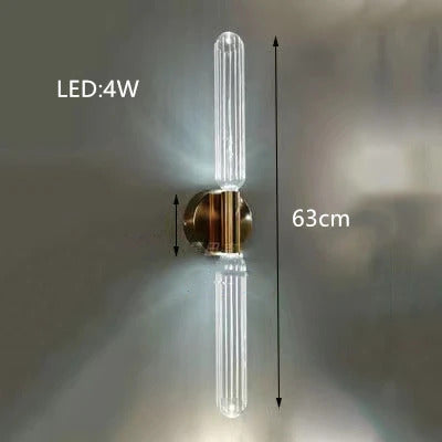 Cipher Multi Pendant light Luxury Clear Glass pipe Chandelier