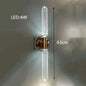 Cipher Multi Pendant light Luxury Clear Glass pipe Chandelier
