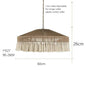 Wabi Sabi Style Retro Living Room Hemp Rope Pendant Light Bohemian Tassel Pendant Lamp