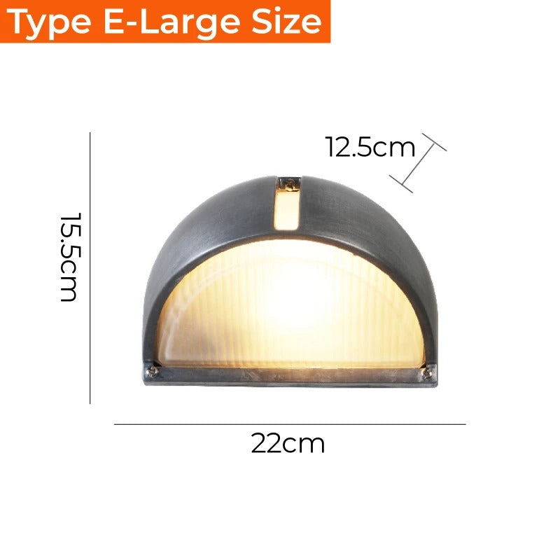 Outdoor Retro LED Wall Lamp E27 Industrial Vintage IP65 Waterproof Ceiling Sconce light