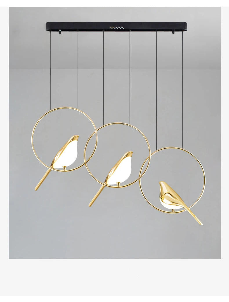 Nomi Chandelier birds chandelier Restaurant kitchen postmodern Decoration lustre design