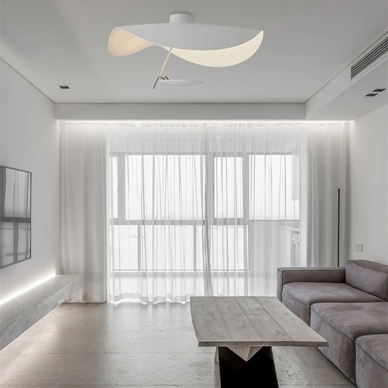 Catellani & Smith Lederam Manta Pendant Lamp Flying Saucer Hat industrial retro design lamp white black Industrial pendant light