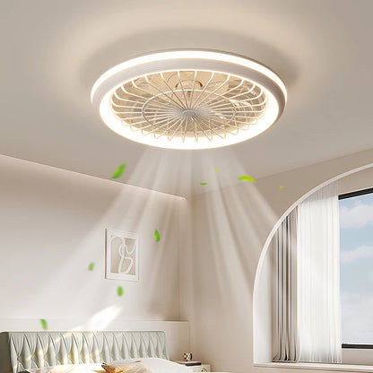Minimalist Ceiling Fan Light Restaurant Full Spectrum Eye Protection Lamp