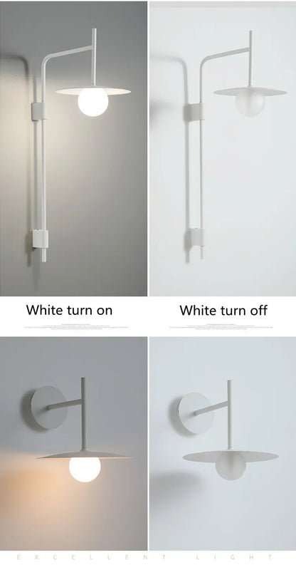 Nordic wall light living room Modern Minimalist Creative mirror wall Wall Lamp