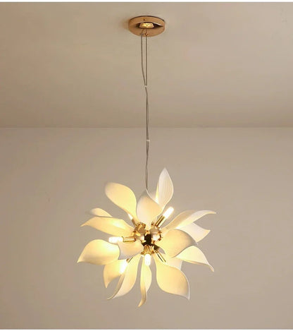 Nordic Petal chandelier Luxury Ceramic Pendant Lamp