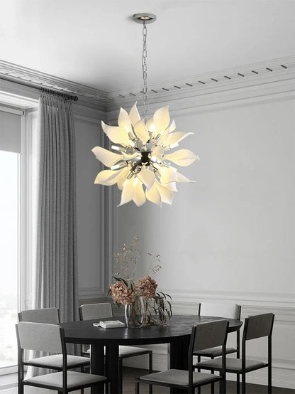 Nordic Petal chandelier Luxury Ceramic Pendant Lamp