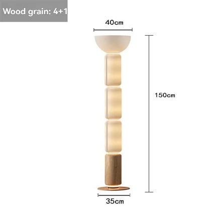 Italy Design LED Floor Lights Heavy Glass Modern Bright Floor Lamps