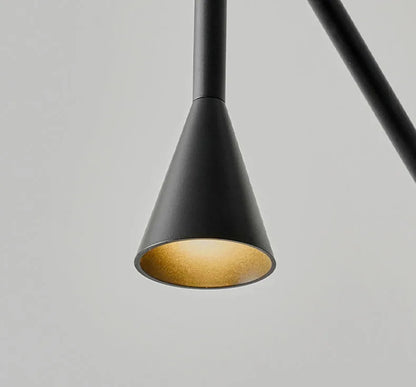 Minimalist Bedroom Bedside Floor Lamp Designer Gold Standing Light