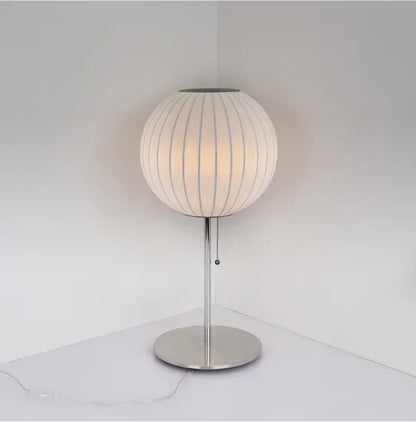 Nelson bubble table lamp wabi sabi white Silk floor light Danish designer Living Room Sofa Side Bedroom Bedside Led Standing Lam