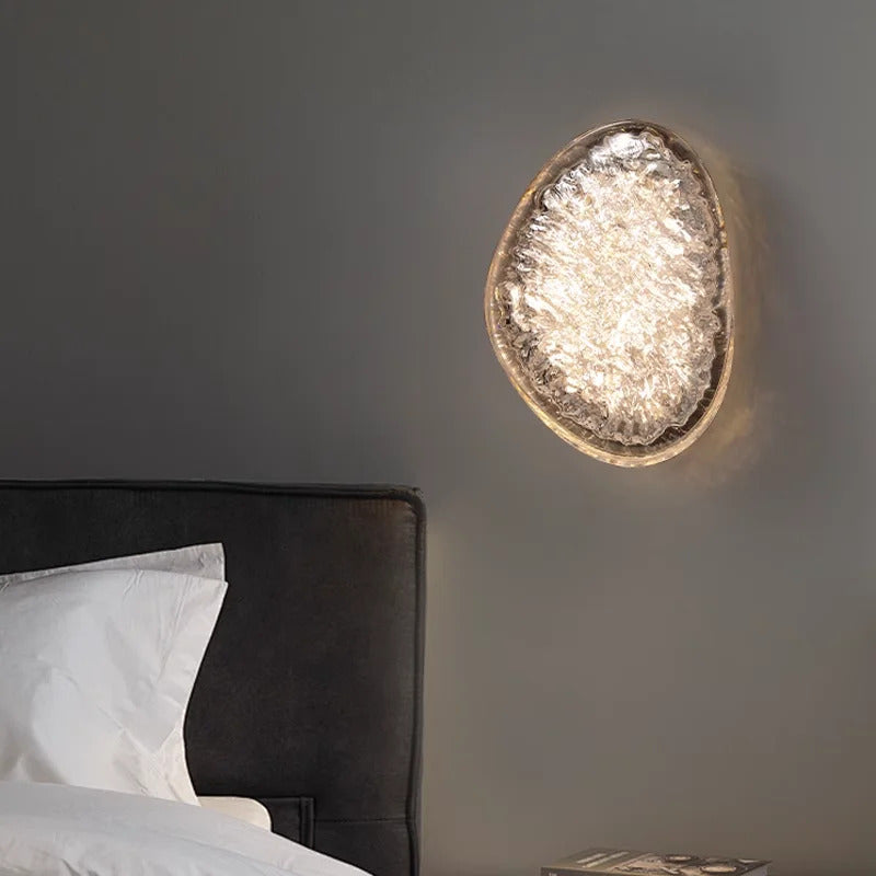 Platinum Art Wall Lamp Modern Creative Design Pebble Corridor wall lighting LED