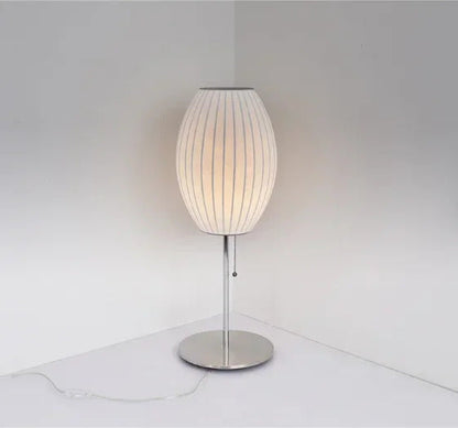 Nelson bubble table lamp wabi sabi white Silk floor light Danish designer Living Room Sofa Side Bedroom Bedside Led Standing Lam