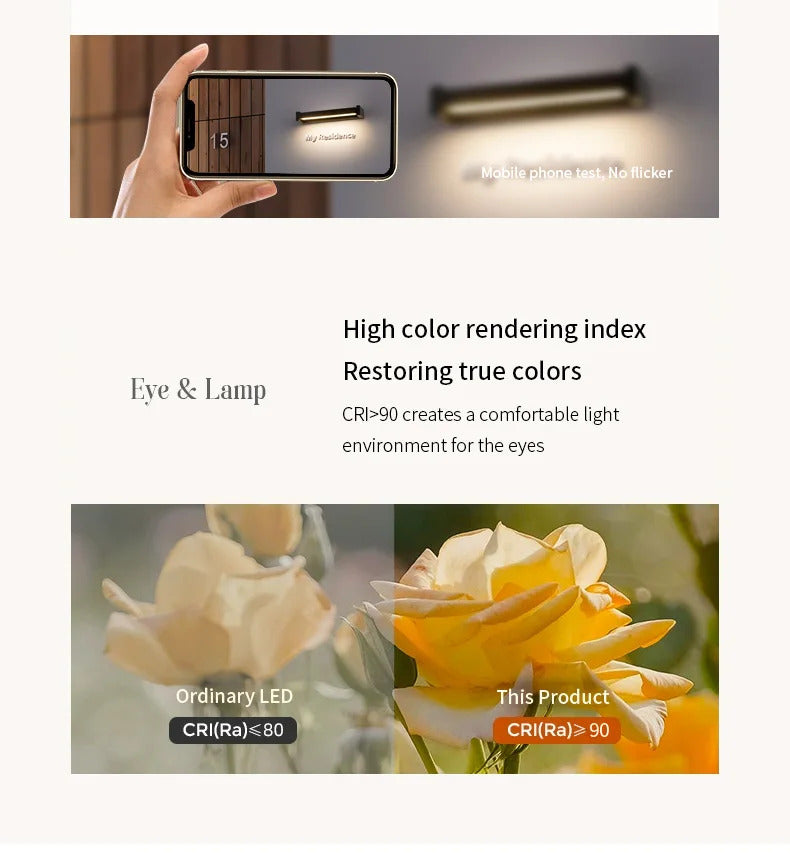 Modern waterproof Outdoor wall lamp Rotatable Courtyard landscape Corridor light