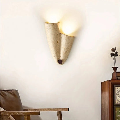 Velo Draped Stone Sconce