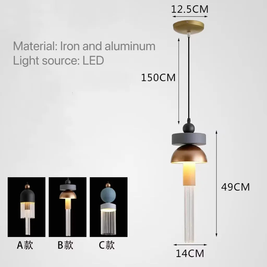 Italian Design lamp Masiero Nappe Pendant Light restaurant bar kitchen macaron pendant lamp