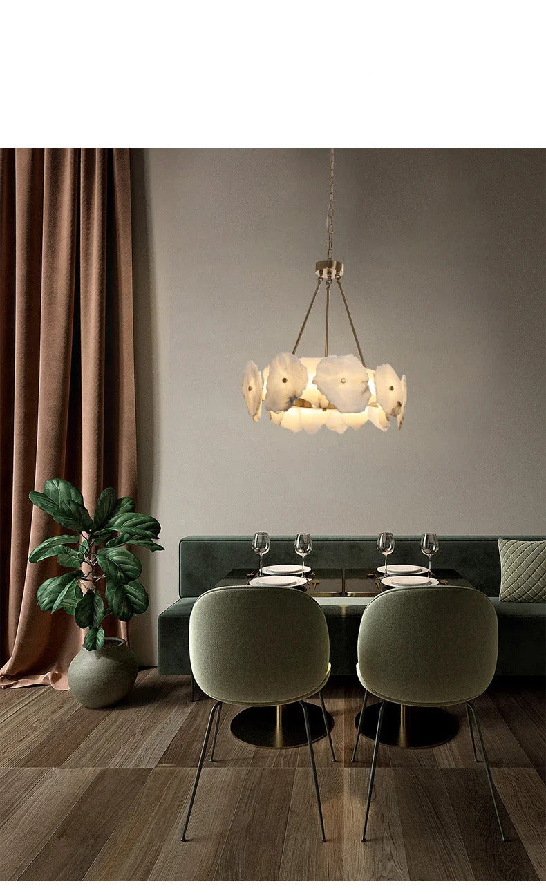 Natural Marble Luxury Wall Lamp Nordic Irregular stone Sconce light