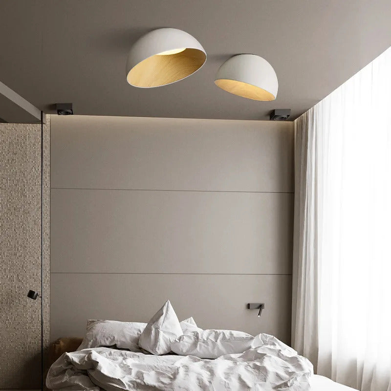 Nordic Wooden Ceiling Chandelier Modern Duo Ceiling Light