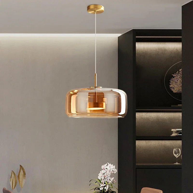 Modern Glass Pendant Lamp Led Chandeliers Ceiling Pendant Lamp Indoor Lighting