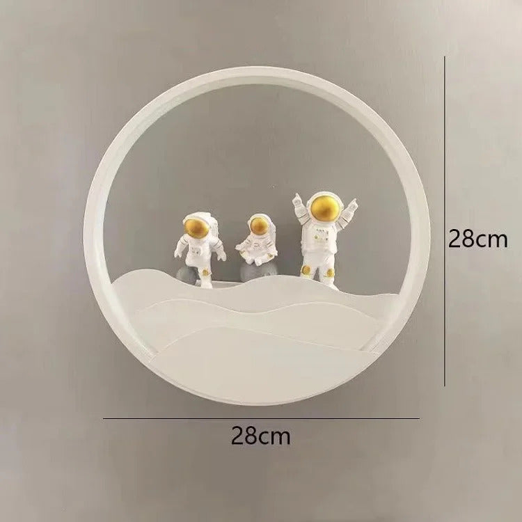 Modern Kids Room Ceiling Fan Light Cartoon Moon Astronaut children bedroom hanging Light