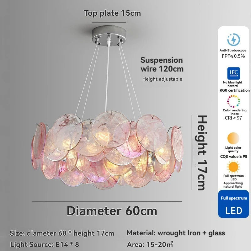 Camisa Murano Glass Chandelier Living Room art deco chandelier