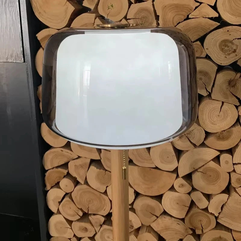 Modern Glass floor lamp Living Room Bedroom standing reading lamp