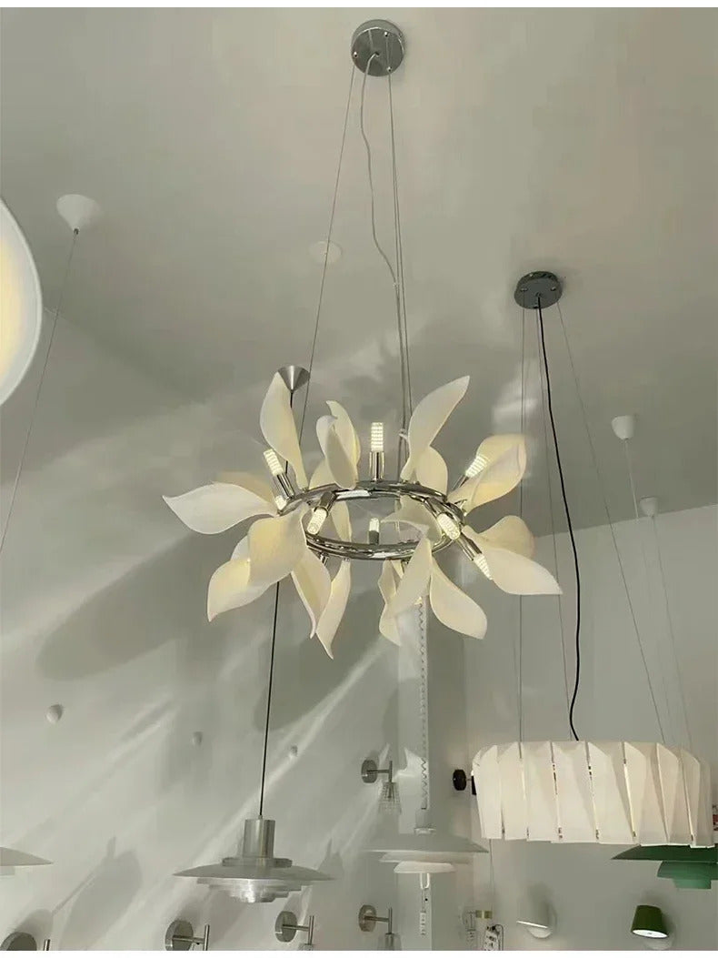 Nordic Petal chandelier Luxury Ceramic Pendant Lamp