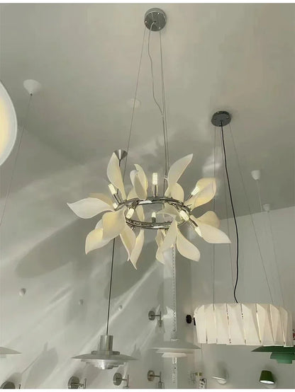 Nordic Petal chandelier Luxury Ceramic Pendant Lamp