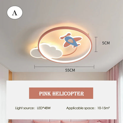 Children's Room Baby Room Ceiling Light LED Warm Boy Girl Bedroom Ceiling Lamps