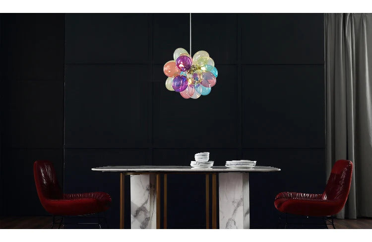 Gross glass bubble Pendant lamp bedroom kitchen island light
