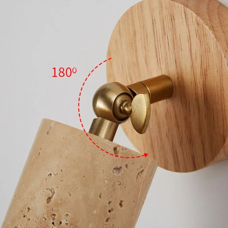 Yellow Travertine ceiling light decoration hallway ceiling light