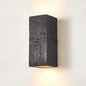Nordic cave stone wall lamp Square outdoor cement Wall Lamp LED Sconce