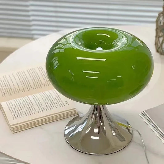 Designer Art Creative Table Lamp Bauhaus Warm Living Room Bedside Lamp LED Table Lamp Glass Decorative Study Reading Desk light