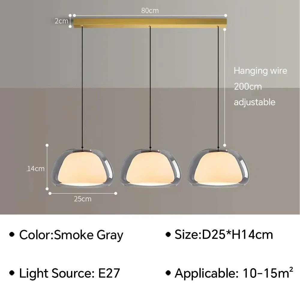 Danish Jelly Pendant lamp Bedroom bedside lamp