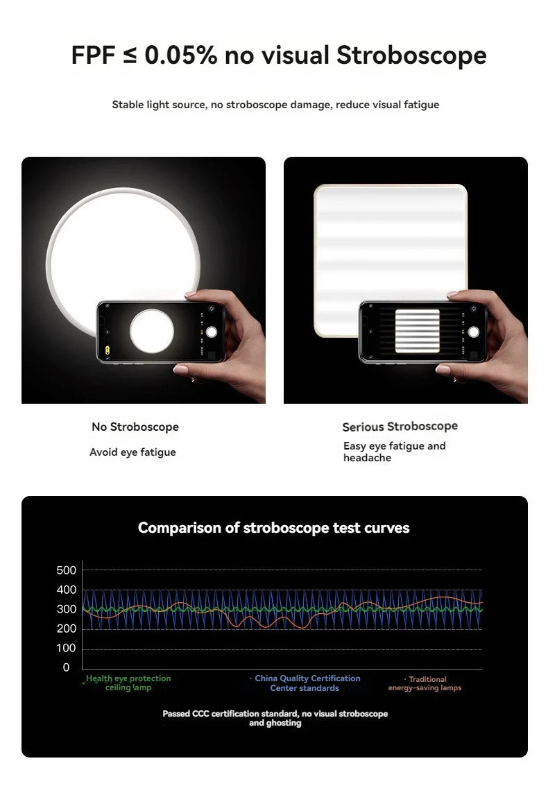 Ceiling Fan Light Invisible Bladeless Ceiling Lamp With Remote Control