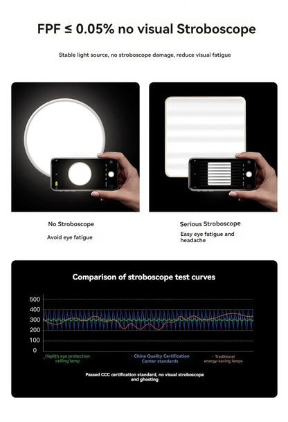 Ceiling Fan Light Invisible Bladeless Ceiling Lamp With Remote Control
