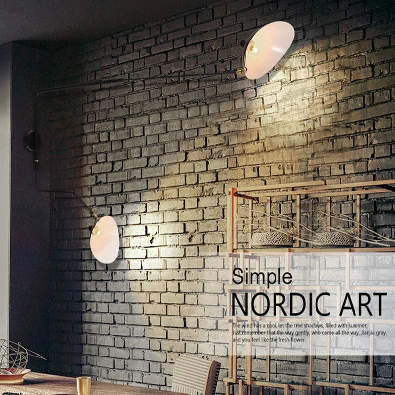 Industrial Long Pole Swing Wall lamp Nordic Spider ceiling Light Minimalist wall Sconce