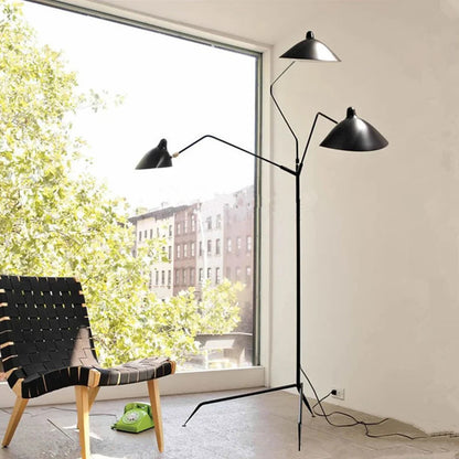 Serge Mouille floor lamp designer Living room Tripod Table lamp