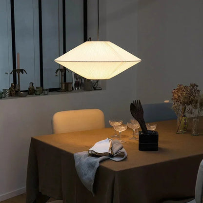 Brera Pendant Lamp Japanese Fabric Pendant Lamp Creative Dining Room B&B Ceiling Chandelier