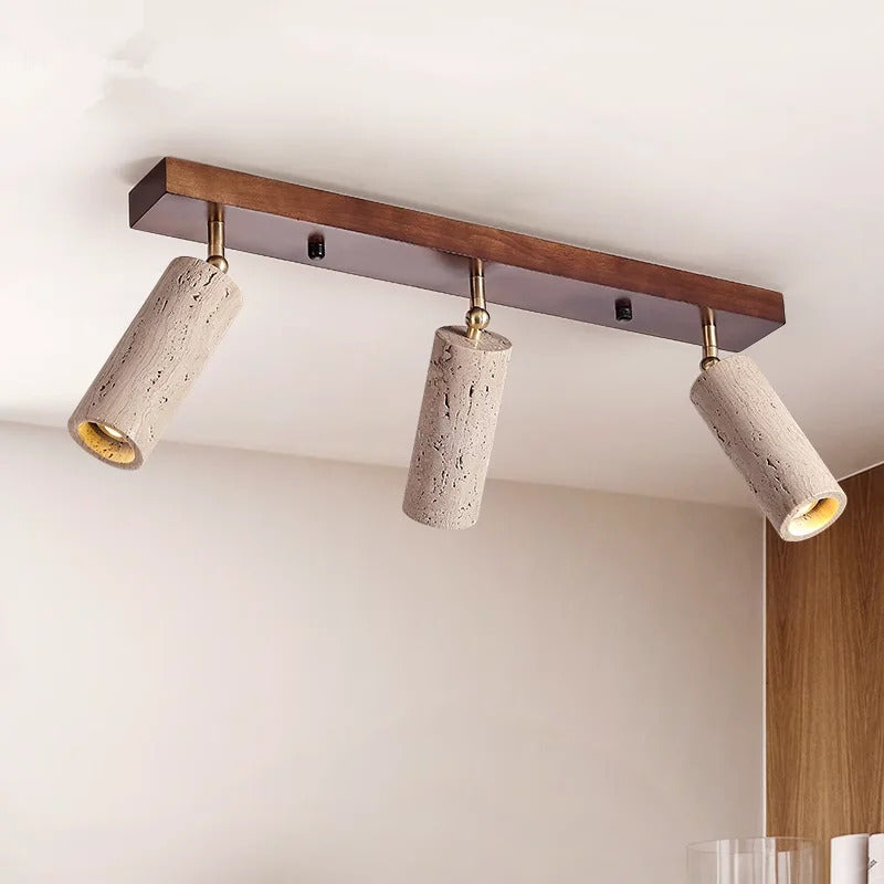 Yellow Travertine ceiling light decoration hallway ceiling light