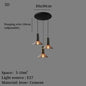 Industrial Concrete Pendant Light Home Decoration Chandelier Fixture Iron Shade Cement Hanging Lamp