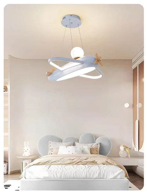 Creative Airplane Lamps Modern Children's Room Chandelier