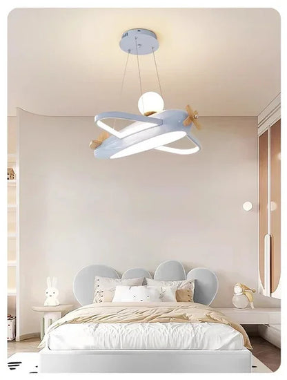 Creative Airplane Lamps Modern Children's Room Chandelier