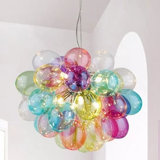 Gross glass bubble Pendant lamp bedroom kitchen island light