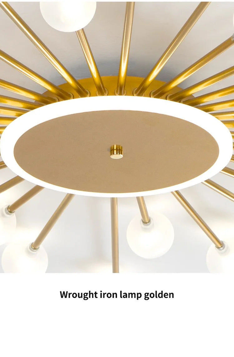 Modern glass ceiling light Living room kitchen light fixtures