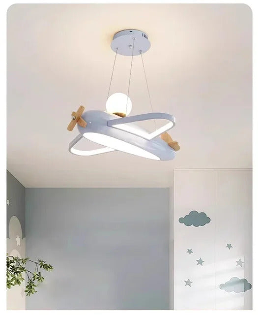 Creative Airplane Lamps Modern Children's Room Chandelier