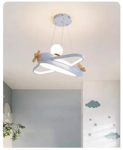 Creative Airplane Lamps Modern Children's Room Chandelier