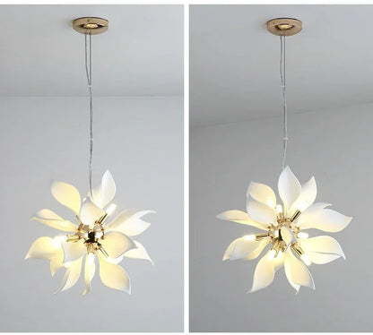Nordic Petal chandelier Luxury Ceramic Pendant Lamp