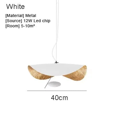 Catellani & Smith Lederam Manta Pendant Lamp Flying Saucer Hat industrial retro replica design lamp white black pendant light