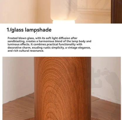 Italy Design LED Floor Lights Heavy Glass Modern Bright Floor Lamps