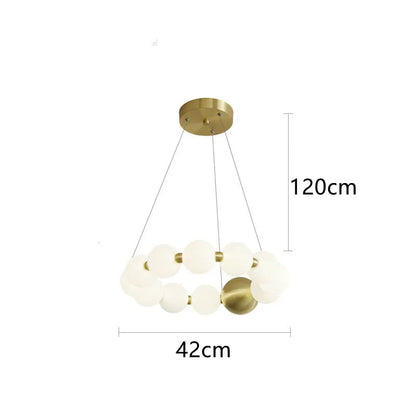Nordic Ring LED Chandelier Dimmable Acrylic for Living Room Center Table Bedroom Hall Pendant Lamps Home Decor Lusters Fixture